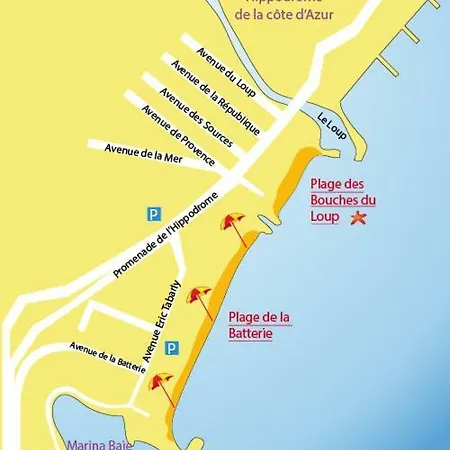 شقة Between And Cannes - Marina Baie Des Anges - Beach, Restaurants, Shops - Tea/coffee/sugar/bed Linen And Towels *